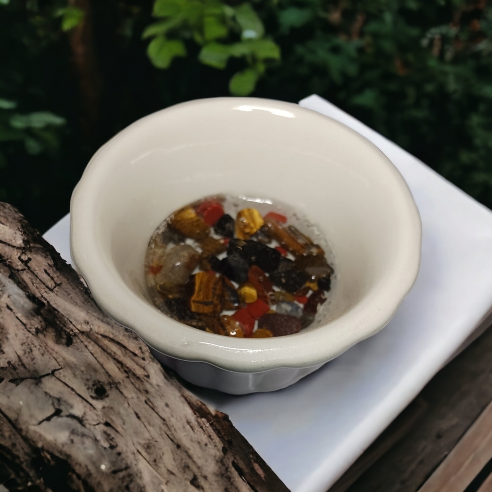 Gem filled Resin Trinket dish